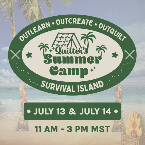 Summer Quilt Camp 2023 - Survival Island! image